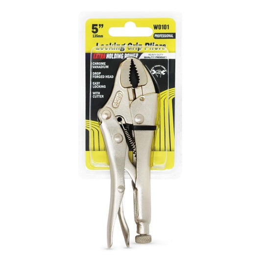 Locking grip pliers, 5 inches