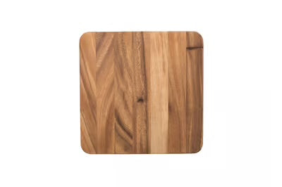SQUARE CUTTING BOARD, ACACIA WOOD