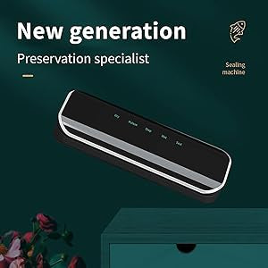 Vacuum Sealer Machine, Full Automatic Food Sealer, Vacuum Sealers Bags for Food Air Sealing System for Food Sealer Dry/Moist Food Preservation Modes