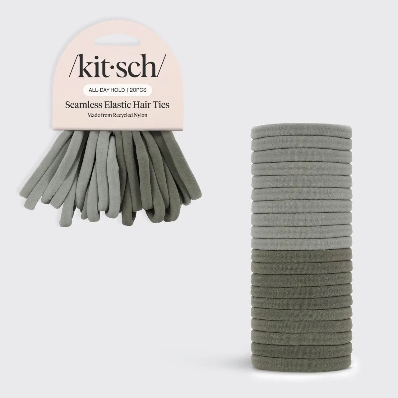 Kit.sch/ seamless elastic hair ties 20 pk ￼