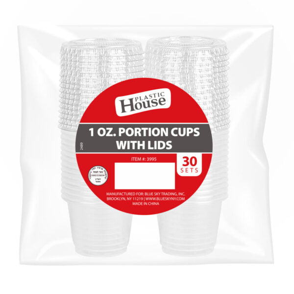 1oz Portion Cups with Lids (30 Count)