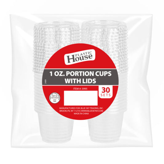 1oz Portion Cups with Lids (30 Count)