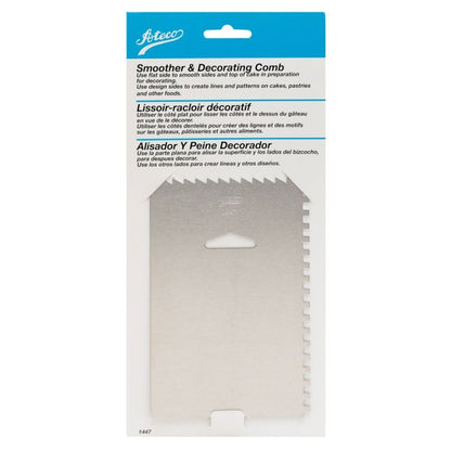 Ateco Decorating Comb and Icing Smoother