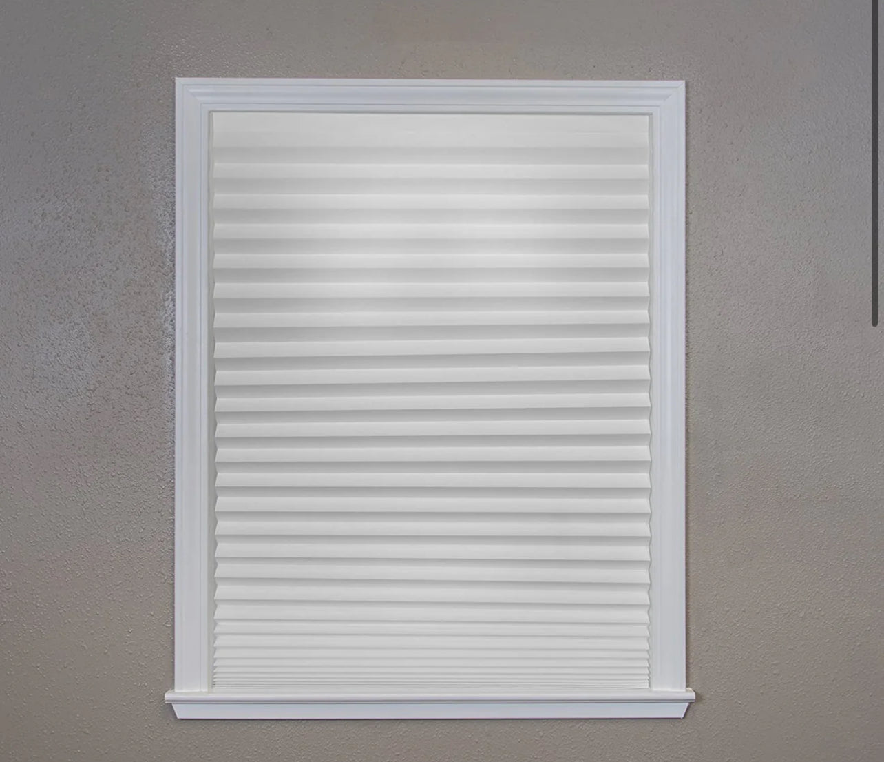 Room darkening 55”W X 75”Long (White) vinyl