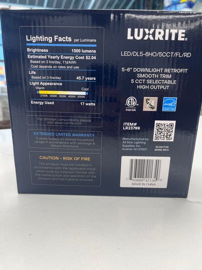 5-6” Down Light retrofit