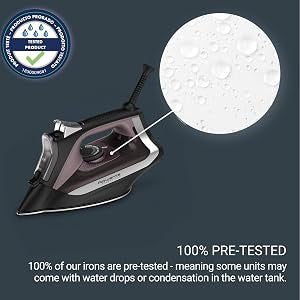 Rowenta Access Steam Iron, Clothes Iron with Steamer, Vertical Steaming, Maximum Steam Distribution, Anti-Drip Protection, Cinamon