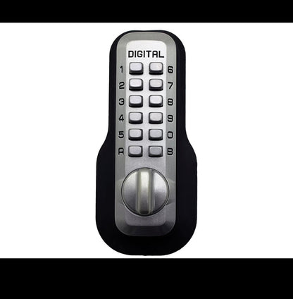 Lock Digital M210 Mechanical Keyless Entry Bump Proof Deadbolt Door Lock Satin gold  Finish