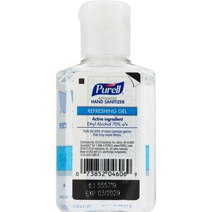 Purell Refreshing Gel Hand Sanitizer, 2 OZ
