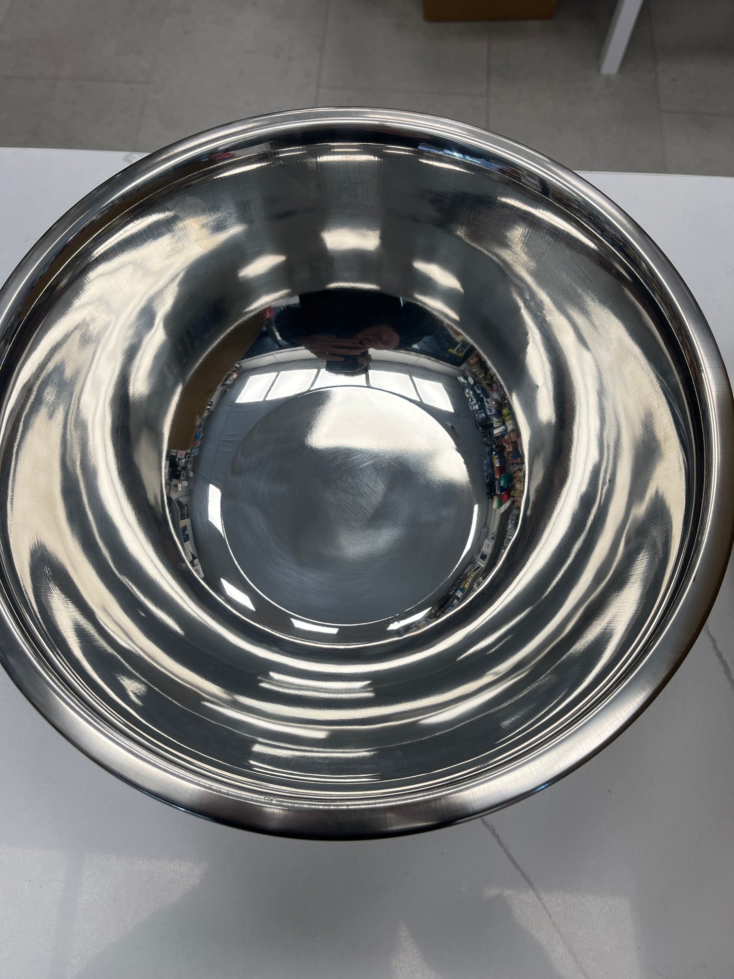 Stainless steel bowl 8 quart