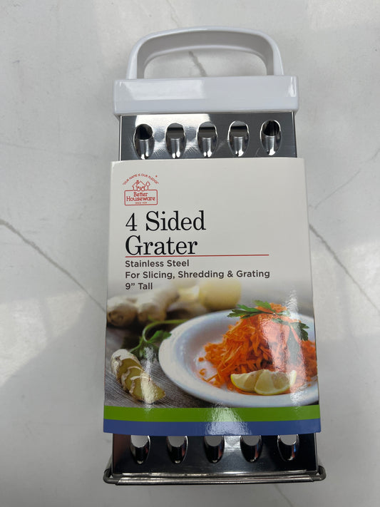 Stainless steel 4 sided grater