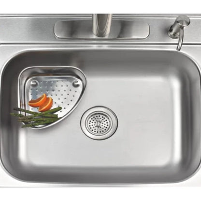 Corner Steel Sink Strainer