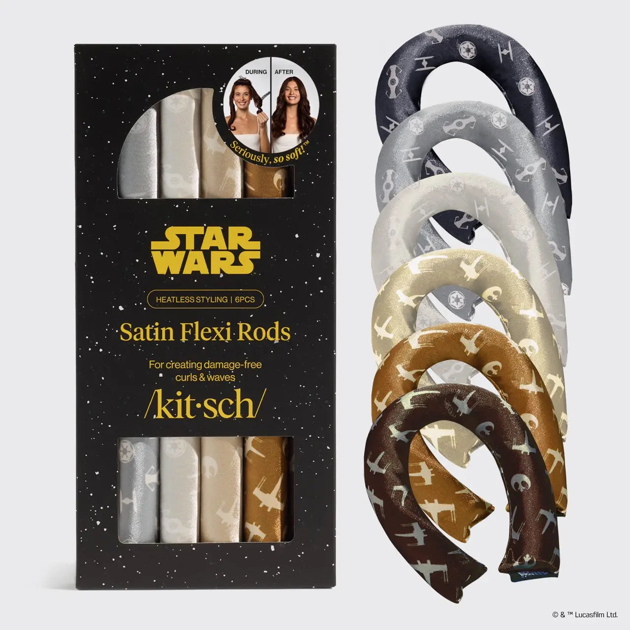 Kit.sch satin flexi rods Star Wars edition 6pcs