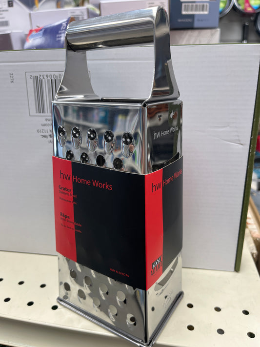 Stainless steel 4 Sided Grater, 9.5"