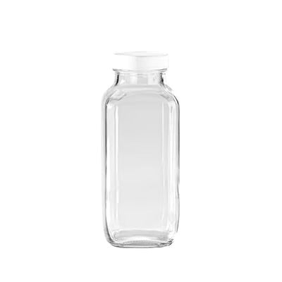 FRENCH SQUARE BOTTLE WITH LID