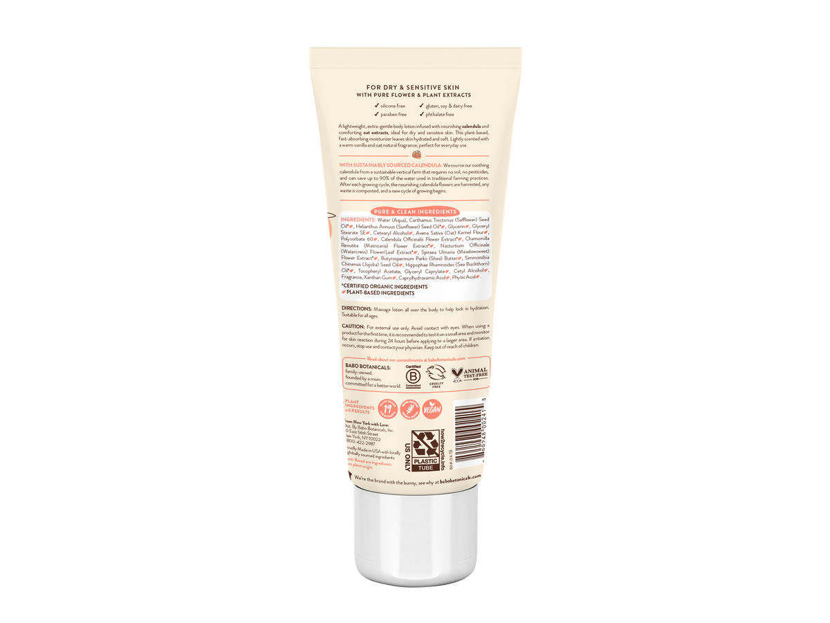 Moisturizing Oat & Calendula Body Lotion