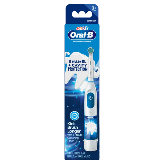 Oral-B Kid's Battery Toothbrush featuring Enamel + Cavity Protection Soft Bristles - 1ct