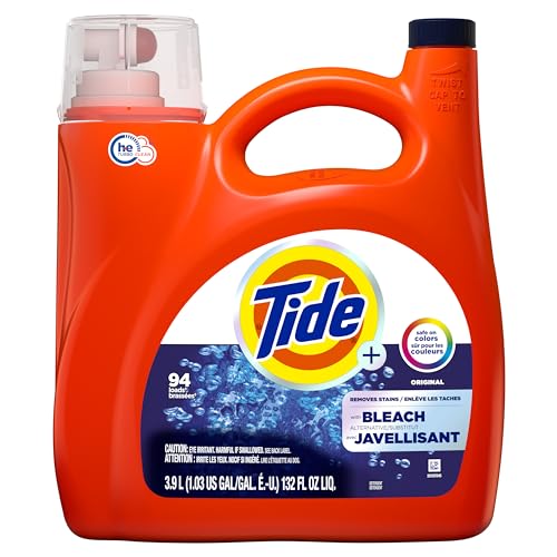 Tide with bleach liquid 94 loads