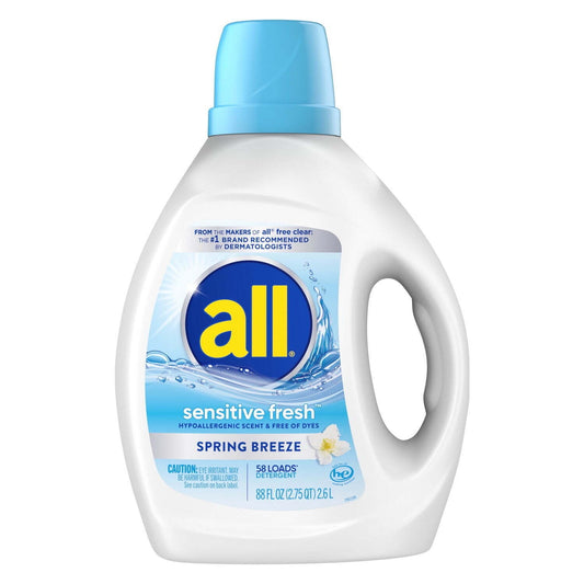 All liquid sensitive fresh 58 loads