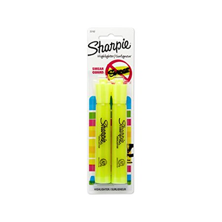 Sharpie Highlighter Yellow 2pk