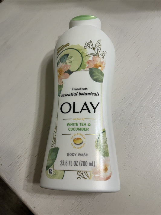 OLAY white tea and cucumber body wash