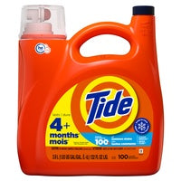 Tide liquid 100 loads clean breeze sent
