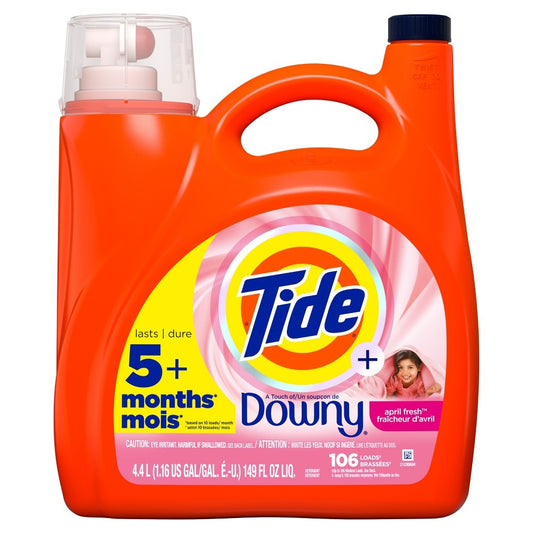 Tide liquid with Downey 106 loads