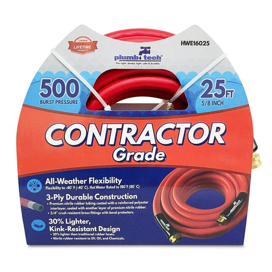 Contractor grade 25 feet water hose