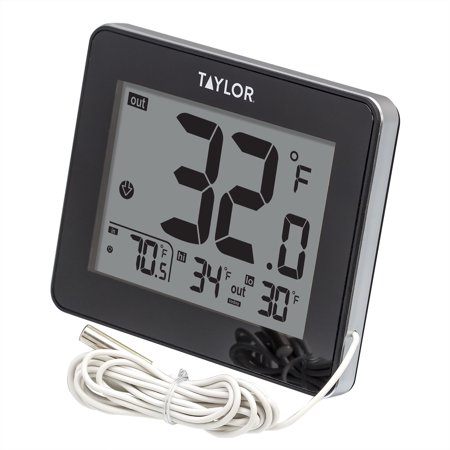 Taylor wired, indoor outdoor thermometer, digital screen