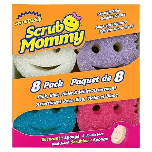 Scrub daddy, scrub mommy eight pack sponges