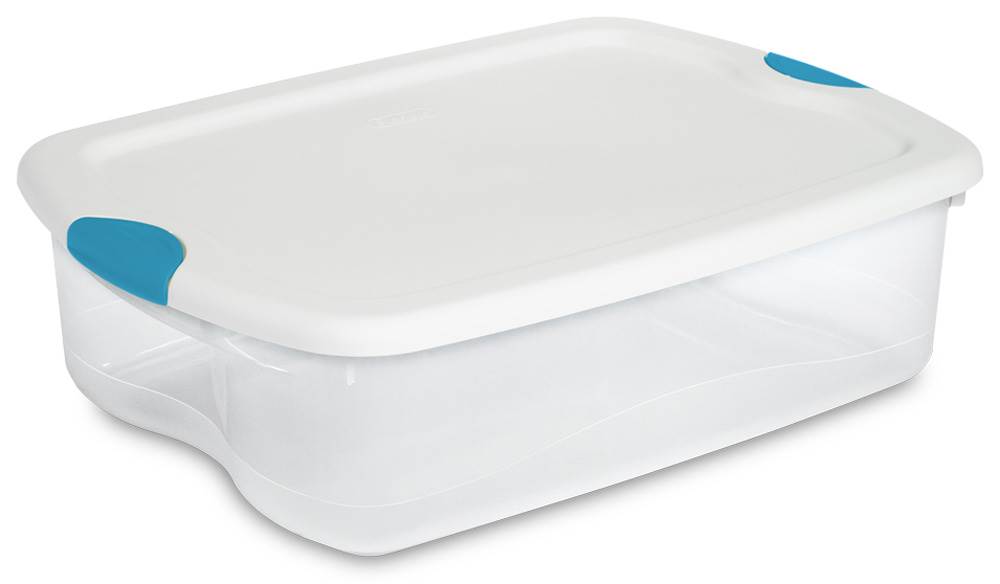 Storage Box 35qt W/l #1886
