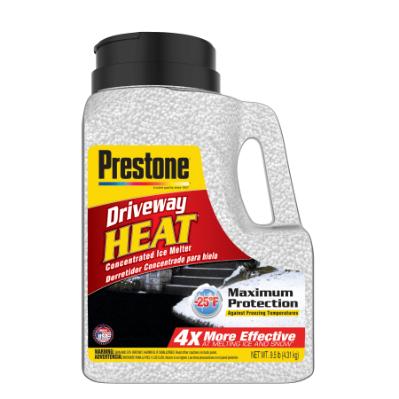 Calcium chloride ice melt Prestone Driveway 9.5LB Jugs