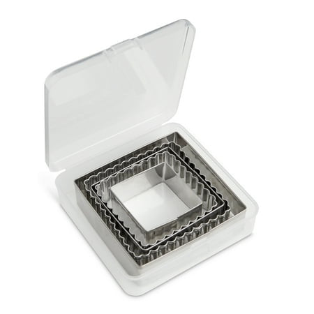 Square stainless steel cookie cutter