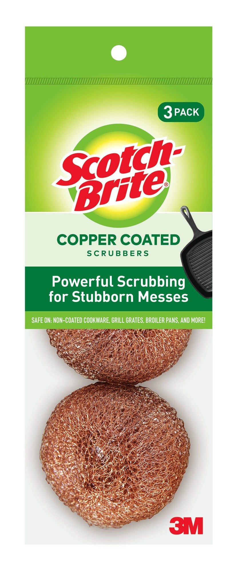 Scotch Brite Copper Pads 3pc