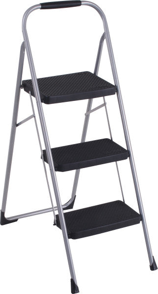 COSCO 3-Step Big Step, Step Stool w/ Rubber Hand Grip
