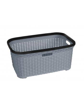 Laundry Basket Gray 50Lt