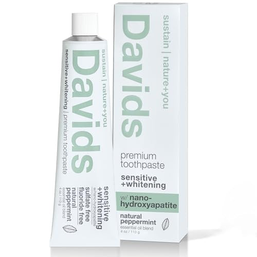 Davidâ€™s sensitive, natural whitening toothpaste
