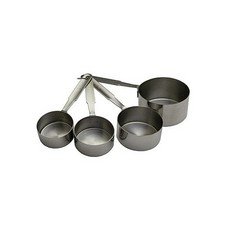 Stainless steel measuring cups set four piece