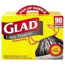 Glad Lg Trash Draw 90