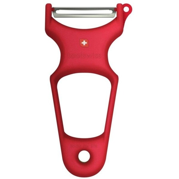 PeelersToolswiss Clasinox Vegetable Peeler with Blue Plastic Handle