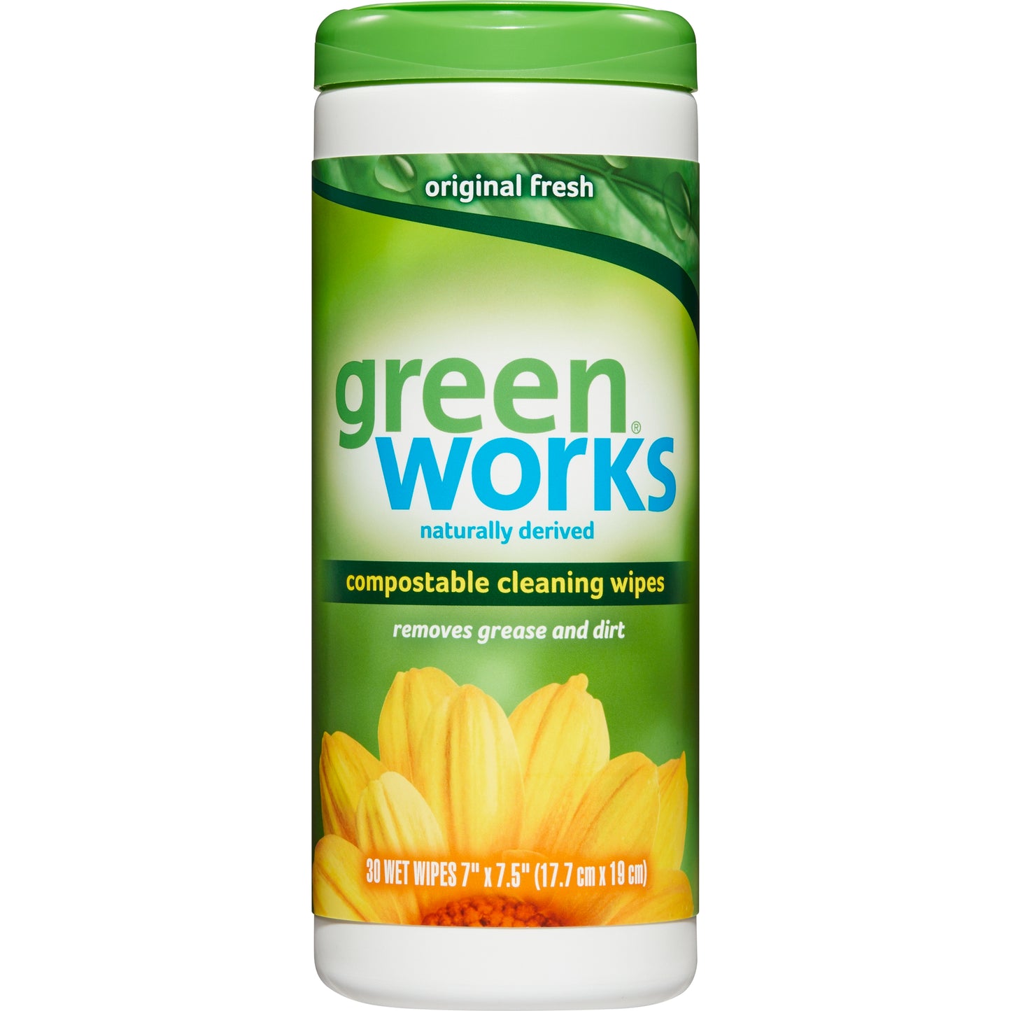 Green Works original fresh wipes, 30 count