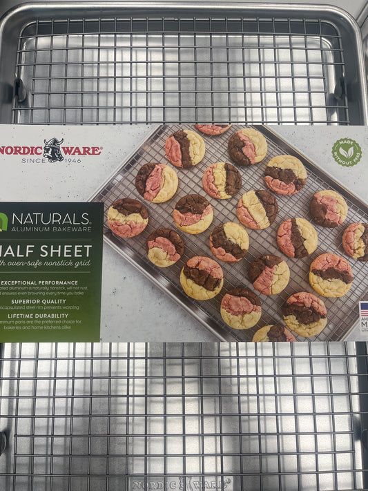 Half sheet cookie sheet plus cooling rack