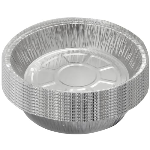 Round 9″ Aluminum Pans (10 Count)