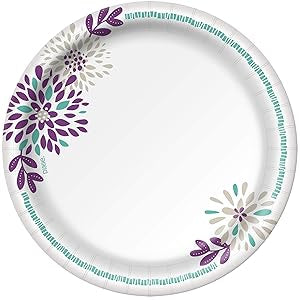 Dixie Medium Paper Plates, 8.5 Inch, 90 Count, 2X Stronger*, Microwave-Safe, Soak-Proof, Cut Resistant, Disposable Plates For Everyday Breakfast, Lunch, & Dinner Meals