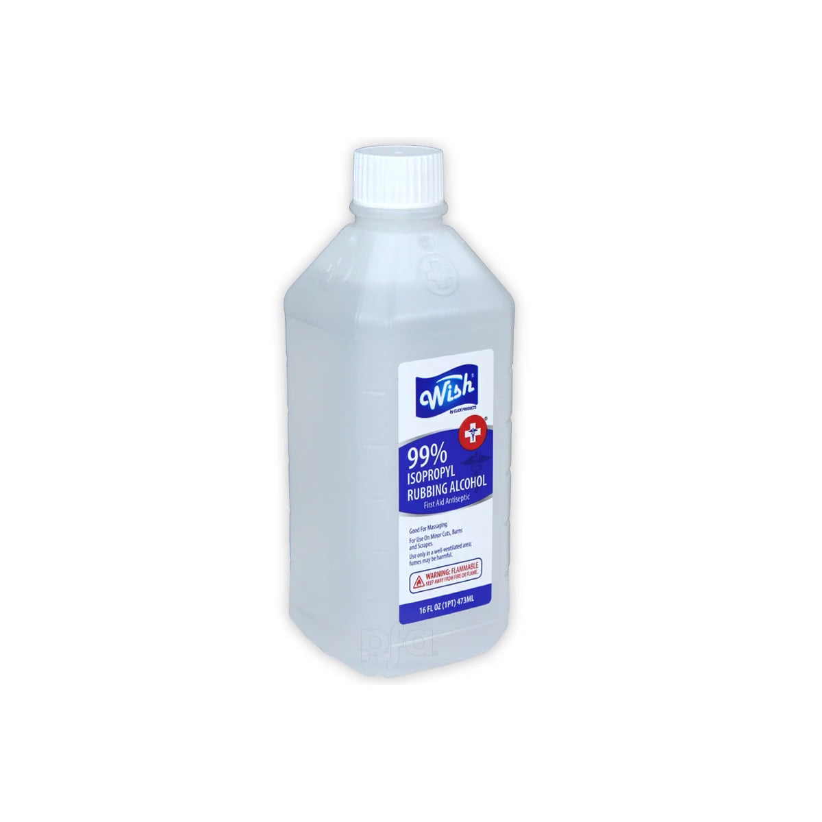 Wish Rubbing Alcohol 16oz 99% Clear