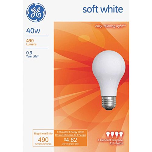 GE 40W 4pc