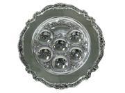 Silver Seder Plate 13x13"
