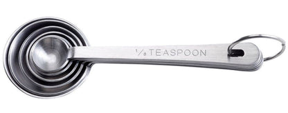 Measuring spoon set of six stainless steel