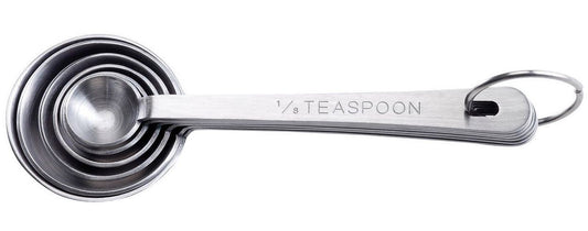 Measuring spoon set of six stainless steel