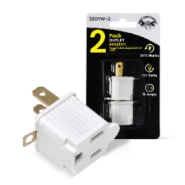 Two outlet adapters