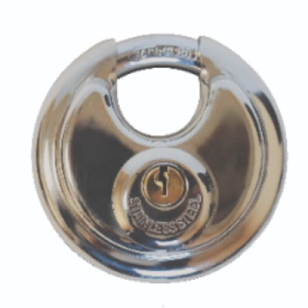 Steal disk padlock